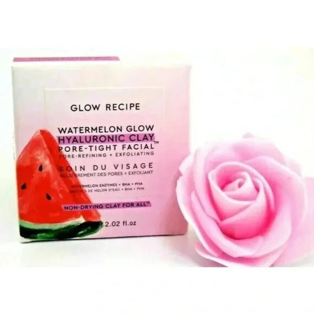 GLOW RECIPE Watermelon Glow Hyaluronic Clay Pore Tight Facial  - Fukk Size 60 ml